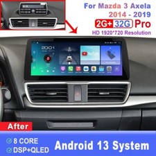 12.3 inch Screen Android Car Radio For Mazda 3 Axela 2014-2019 CarPlay Head Unit