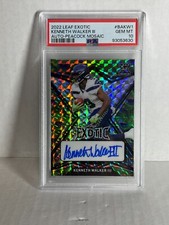 2023 Leaf Exotic Rookie PEACOCK KENNETH WALKER Auto /6 SEAHAWKS PSA 10 POP1