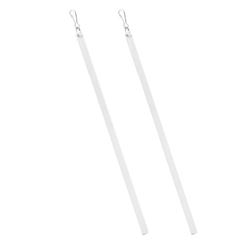 2Pcs Drapery Pull Rod Wand Long Acrylic Curtain Stick for Blinds