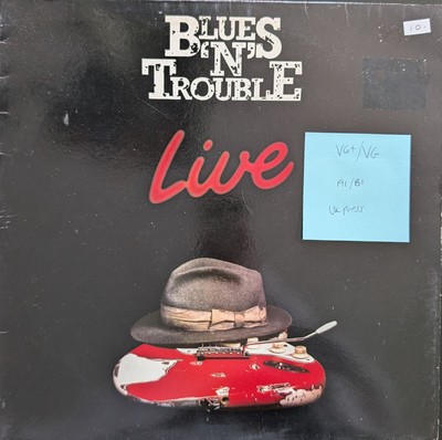 Blues 'N' Trouble Live Vinyl Schallplatte sehr guter Zustand +/VG SKITE002 1988