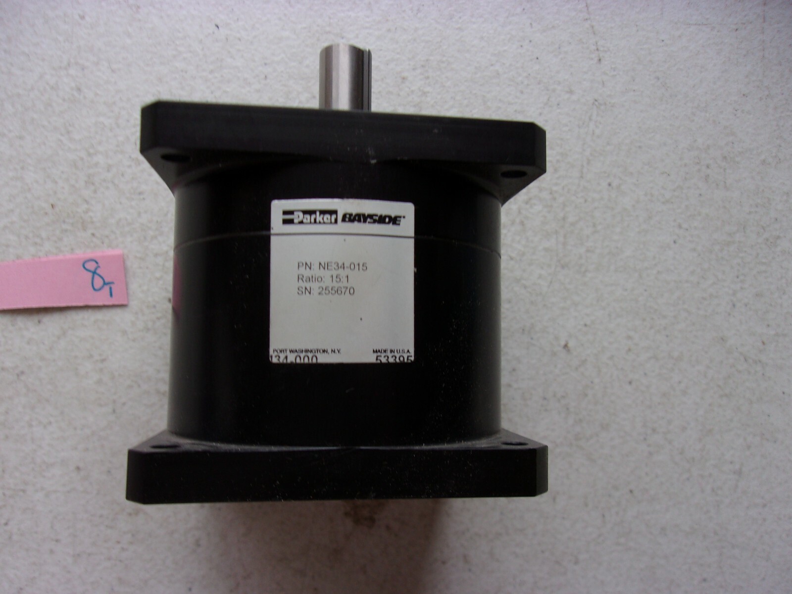 NEW NO BOX PARKER BAYSIDE INLINE GEARBOX NE34-015 15:1 (231-3)