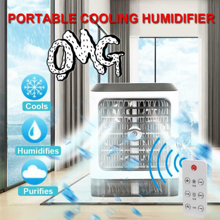 portable indoor evaporative air cooler