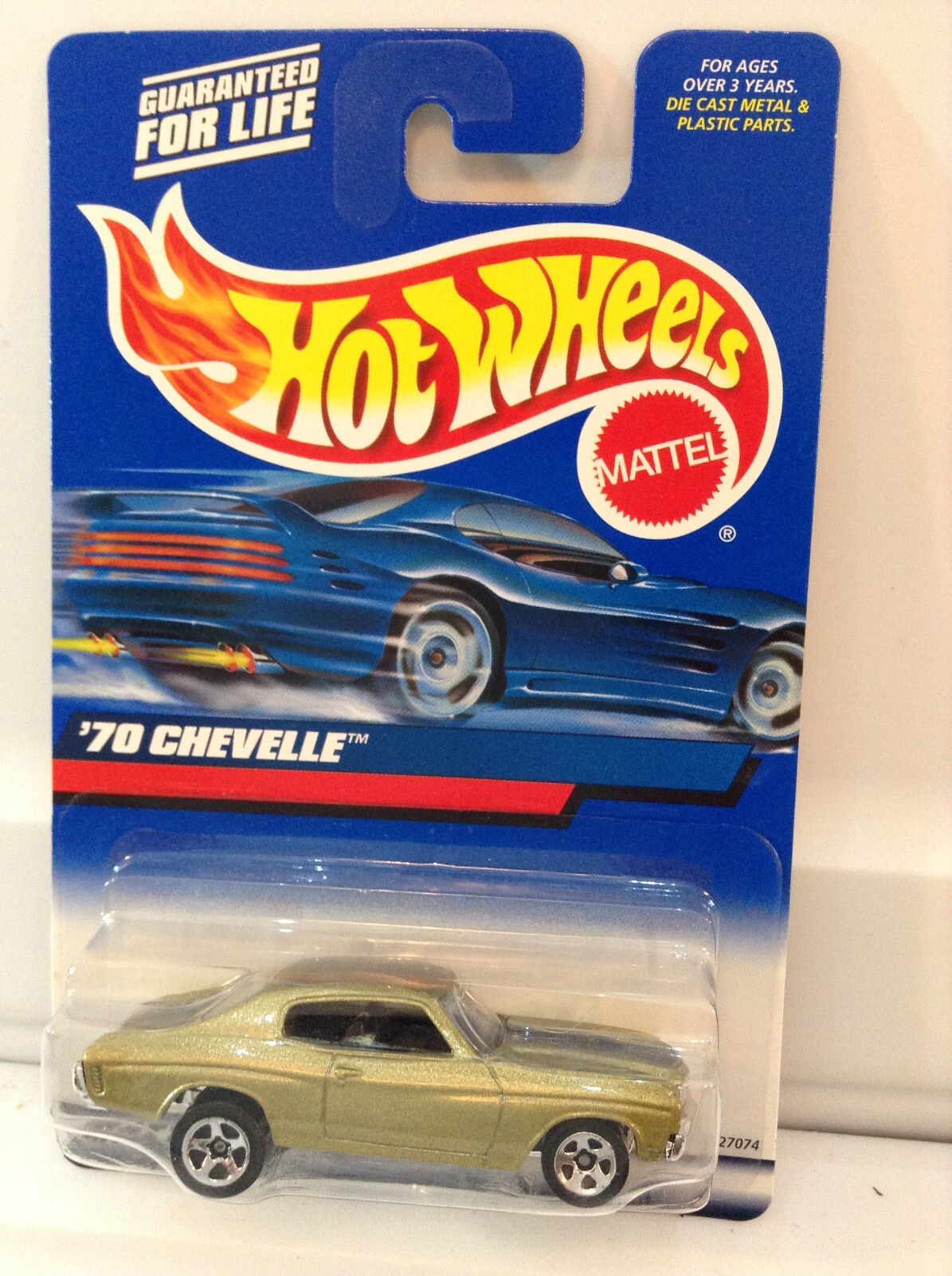 HOT WHEELS 2007 '70 CHEVELLE #107 GOLD