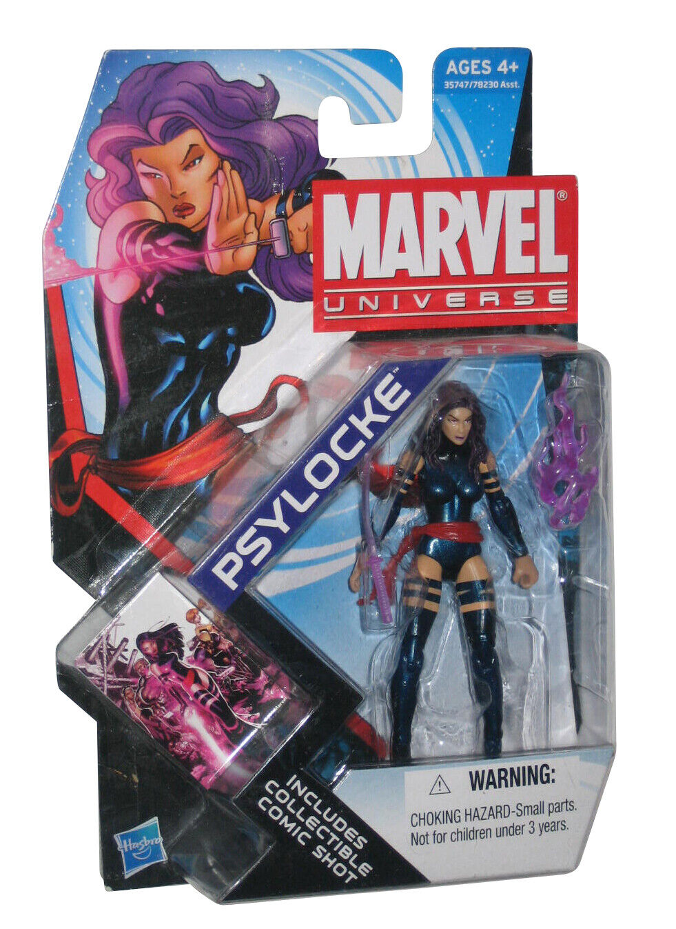 Marvel Universe Series 4 Psylocke (2011) Hasbro 3.75 Inch Action Figure 005
