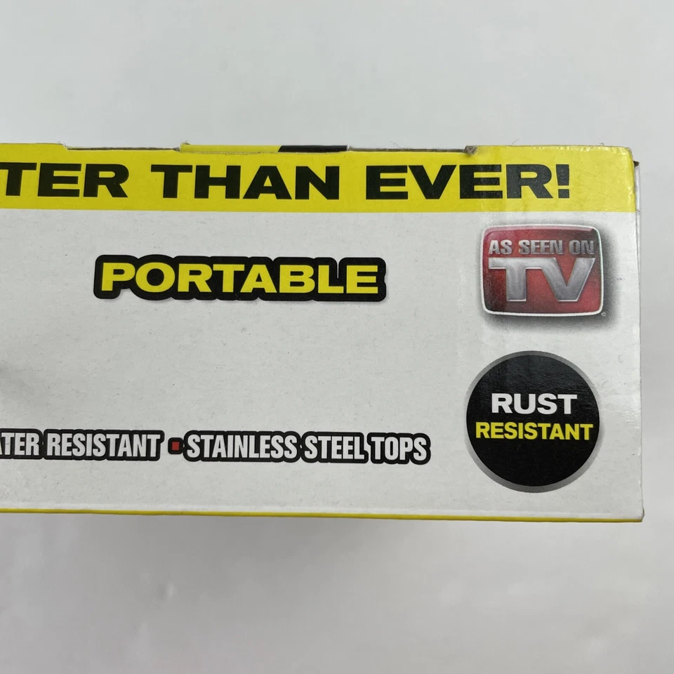 Bell+Howell Solar Disk Lights Powered 4 LED Brushed Steel As Seen on TV - Image 2 of 4