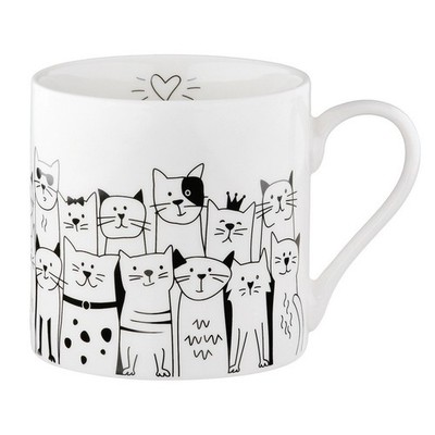 Gilde Handwerk, Geschirr, Tasse, Kaffeetasse, Tasse Katze 51908