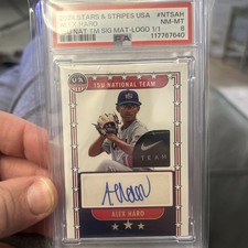 2024 Panini Stars and Stripes 15u National Team Signatures Alex Haro Auto 1/1
