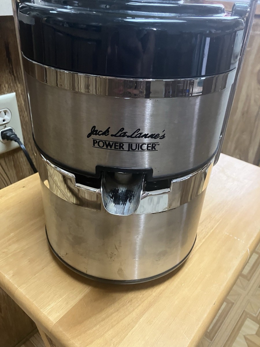 Jack LaLanne's Power Juicer Ultimate Stainless Model E-1188-1 | eBay