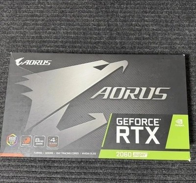GIGABYTE AORUS RTX 2060 Super 8G Graphics Card, 3x WINDFORCE Fans, 8GB