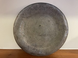 Solid Egyptian Silver Plate 900 Hand Made Hallmarked 505 Grams