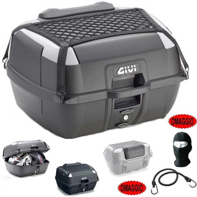 Für BMW F 650 GS Dakar Bauletto + Platte+Netz+Zurück 45LT Givi Für 2 Helme