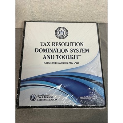 Michael Rozbruch Tax Resolution Domination System Toolkit Vol 1 Marketing Sales