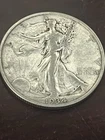 1934-S Walking Liberty Half Dollar 90% Silver Free Shipping. VF Condition