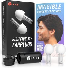 Aluminum Case Included - High Fidelity Ear Plugs for Concerts, Festivals More