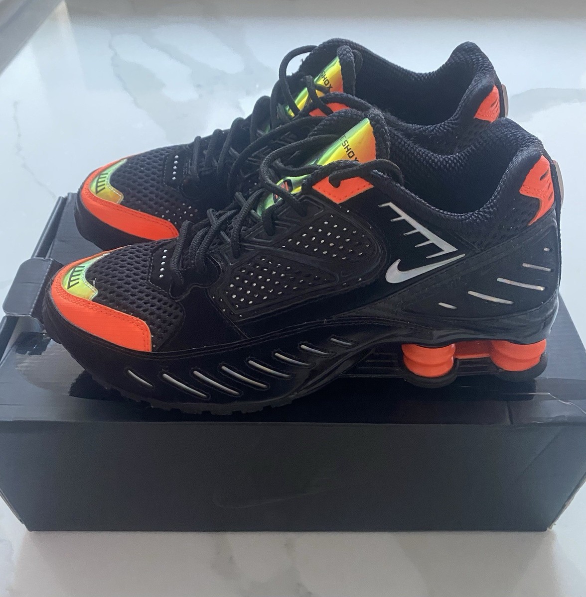 nike shox enigma orange