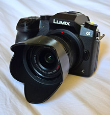 Panasonic LUMIX G Mirrorless Camera Black 16MP w/ 14-42mm Lens and Batteries