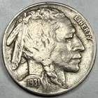 1931-S BUFFALO NICKEL VF+ 3/4 HORN EARLY CIRCULATED COIN! SCARCE