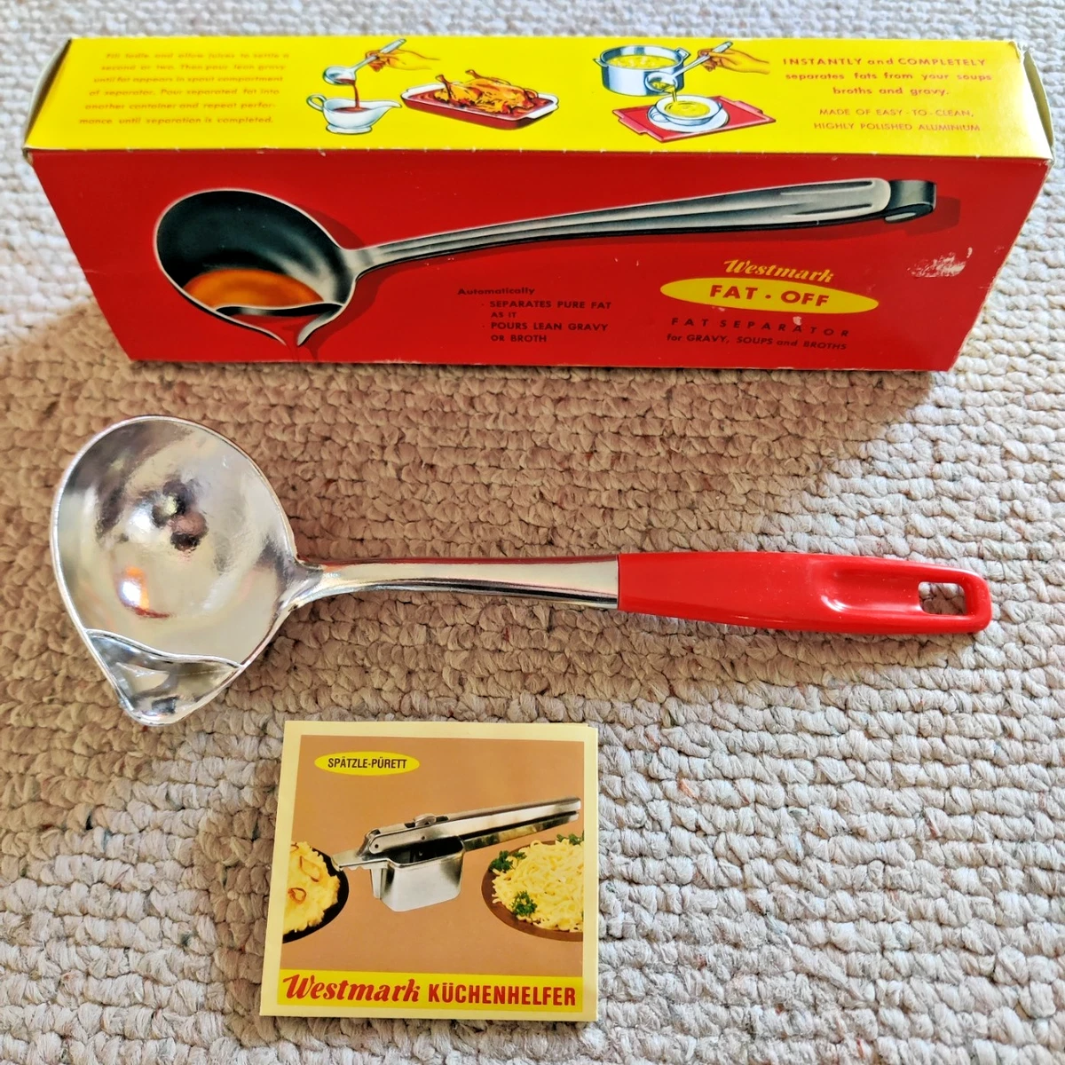 Cuillère à Légumes Westmark Gentle 28612270 Noir - Mesure 15/30/45ml - Résiste 210°C