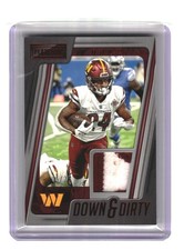 2022 Panini Playbook #DD-14 Antonio Gibson Down and Dirty Red #/25