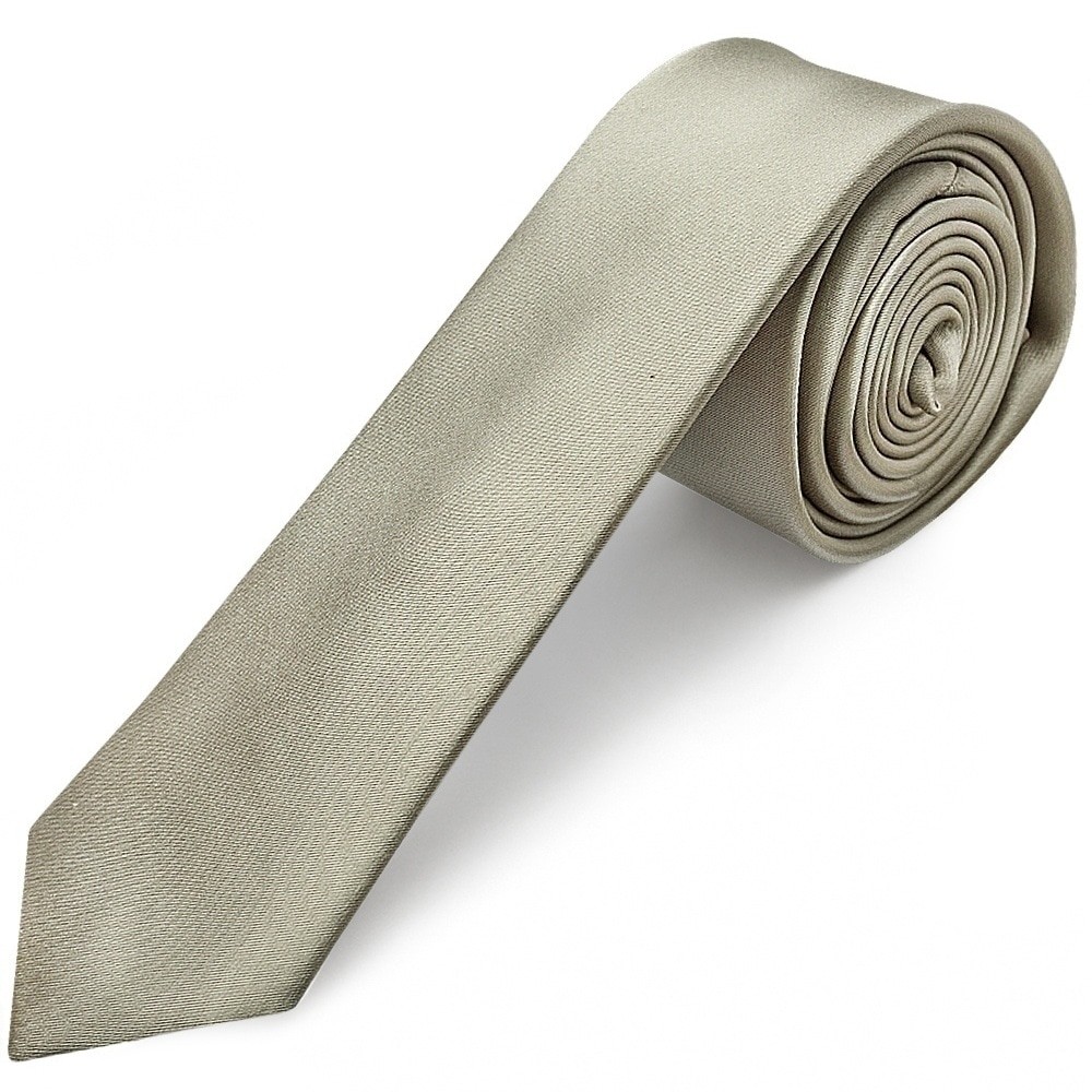 Plain Dusty Sage Boys Skinny Tie Age 8-11 Kids Wedding Christening Slim Thin Tie