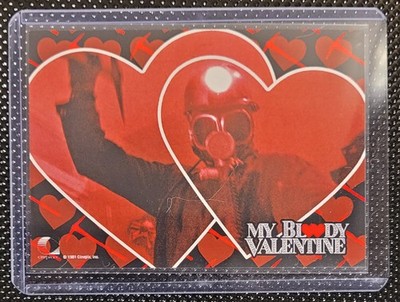 MY BLOODY VALENTINE 1981 FRIGHT RAGS STICKER HARRY WARDEN MINER! 