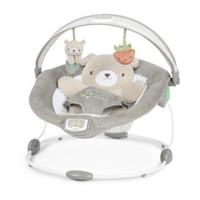 Ingenuity InLighten Baby Bouncer Seat with Light Up Toy Bar, Nate