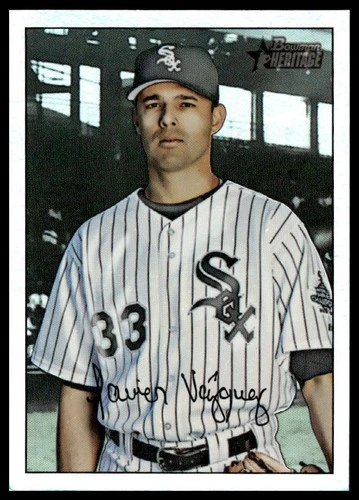 2007 Bowman Heritage #29 Javier Vazquez Rainbow Foil Chicago White Sox NM+