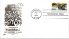 S07-9611, WWII 50TH ANNIV., 1945: U.S. AND SOVIET UNION LINK UP, ARTCRAFT FDC