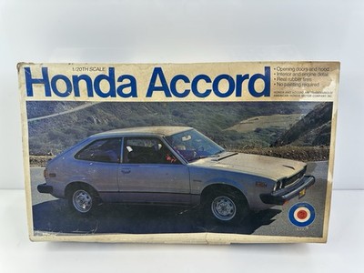Rare Vintage 1980's Entex Honda Accord Model Kit 1/20 9043 Japan