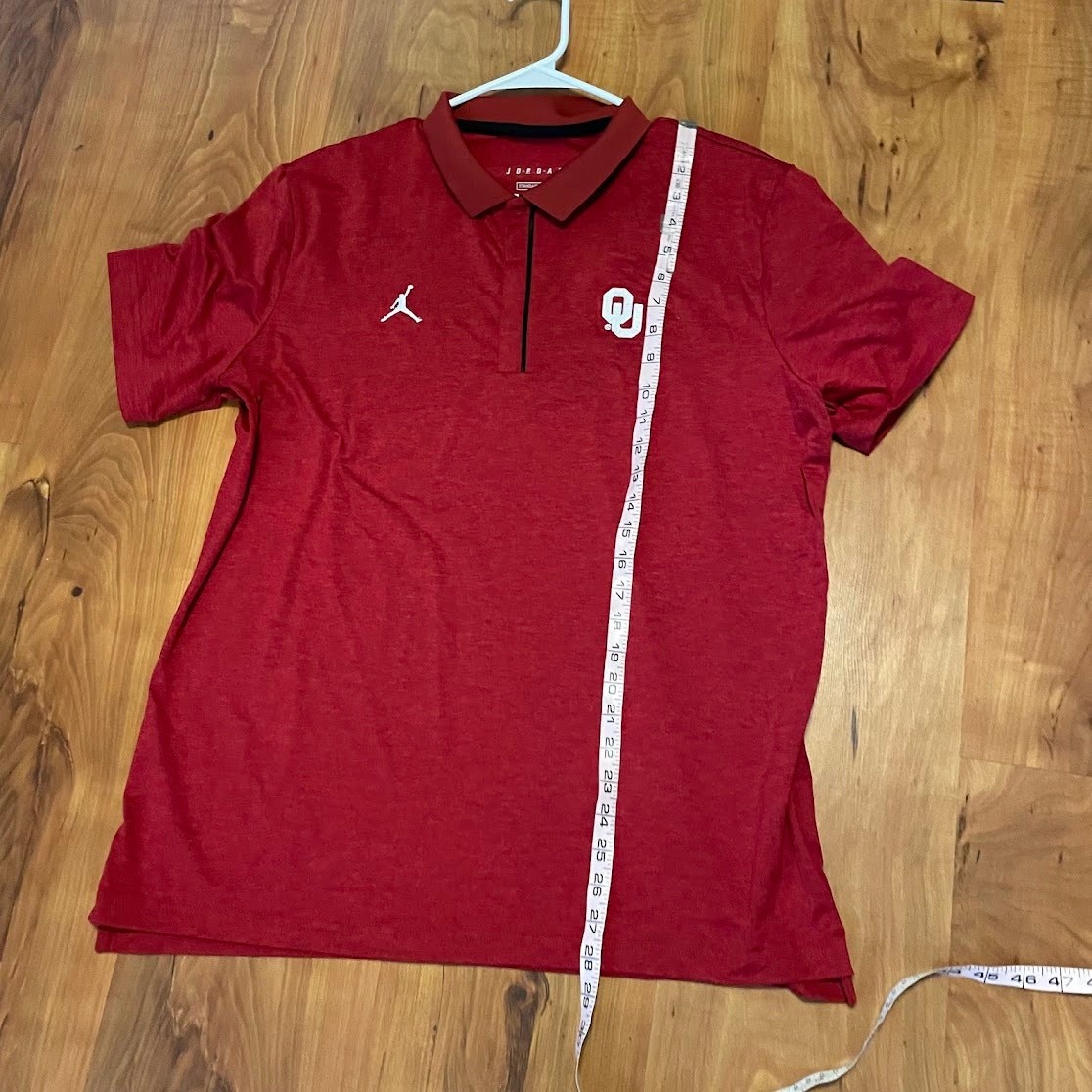 Nike Jordan Oklahoma Sooners Men's Red Polo Shirt  - Size L thumbnail 8