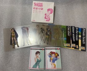 Sega Saturn Super Real Mahjong P7 SS Soft Seta Bonus Bag with Postcard