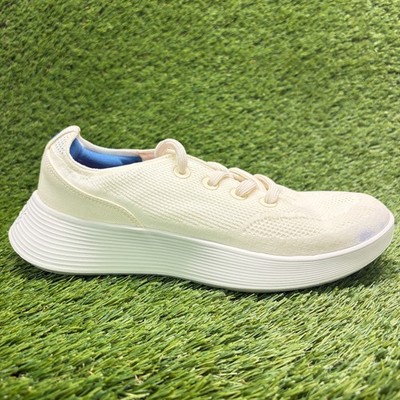 Allbirds Tree Runner Go Mens Size 9.5 Ivory Athletic Running Shoes Sneakers