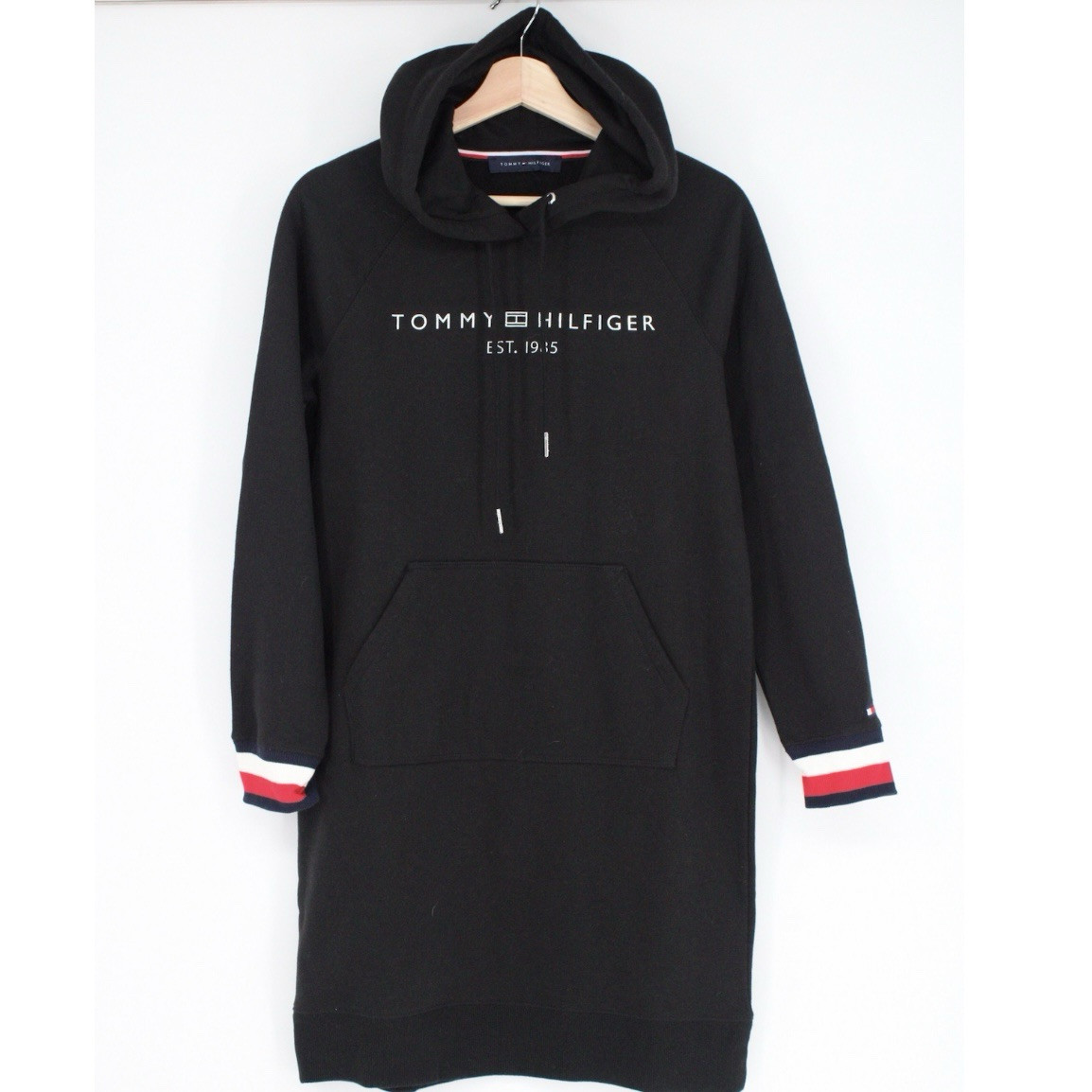 Tommy Hilfiger Womens Medium Hoodie Dress Casual Comfort Fit