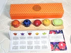 Le Creuset 90th Anniversary Miniature Cocotte History Set With Box Stoneware