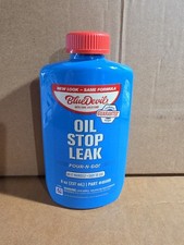 BlueDevil Oil 8 Oz Stop Leak Engine Sealer for Permanent Oil Leak Repair 1 Pack