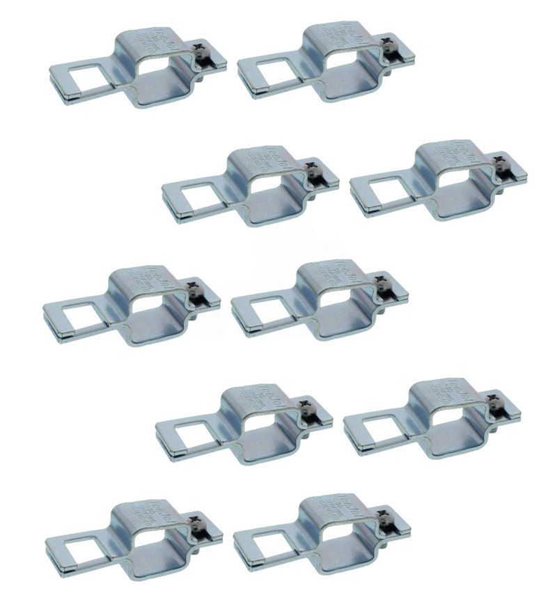 Pack of 10 - TeeJet Quick Nozzle Body Vari-Spacing Clamp Fits 1-1/4" OD Tubing