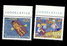 Yugoslavia Scott Number 1343-1344 MNH