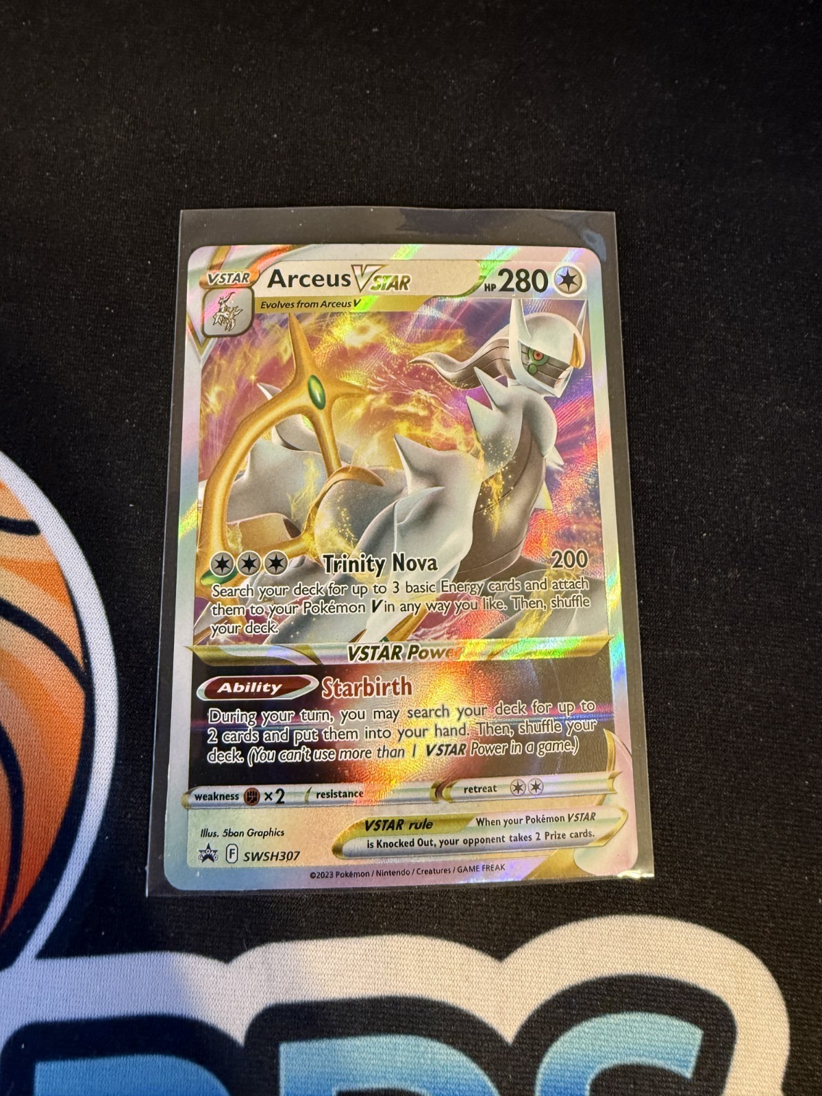 #SWSH307 Arceus VSTAR Near Mint or Better tcg SWSH: Sword & Shield Promo Cards