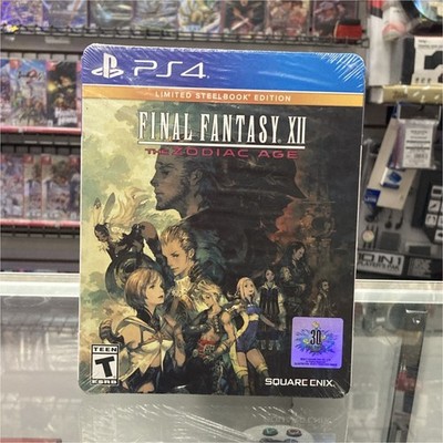 Square Enix Final Fantasy XII: The Zodiac Age (PS4) Limited SteelBook, RPG, T