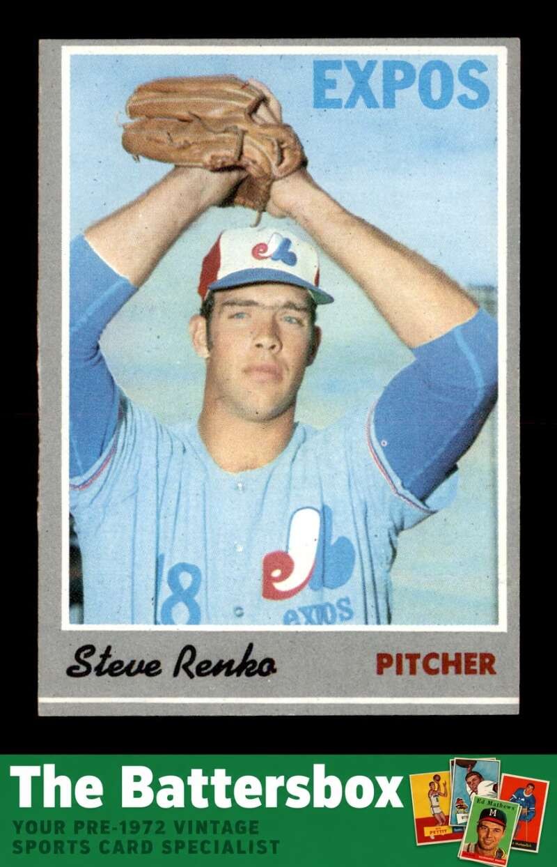 1970 Topps #87 Steve Renko RC EXMT/EXMT+ X3752082