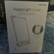 Verilux HappyLight Luxe LED Therapy Lamp - Marble Edition