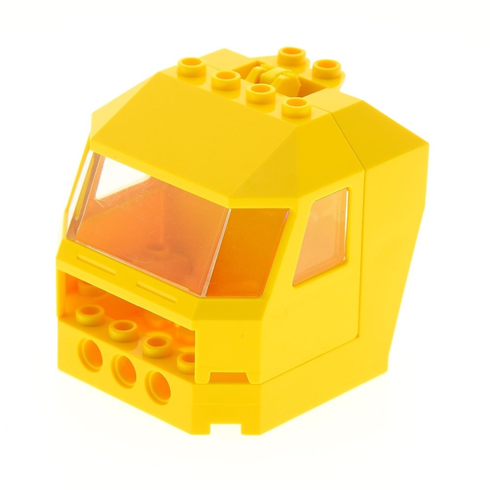 1x Lego Cab Cockpit 6x6x5 Yellow Window Cabin 45406c03 4153641 30619