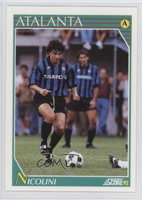 1991-92 Score Italian Eligio Nicolini #25 Rookie RC 9hx