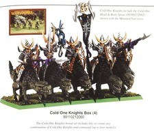 Games Workshop - Warhammer Fantasy - Dunkelelfen Cold One Knights - 8 plus Champion