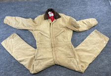 Walls Blizzard Pruf Insulated Coveralls Duck Canvas USA Made Men's M Short 38-40