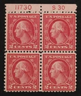 CKStamps: US Stamps Collection Scott#540 Block Mint 3NH 1H OG