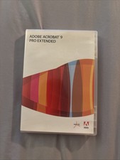 Adobe Acrobat 9 Pro Extended with Serial Number Untested
