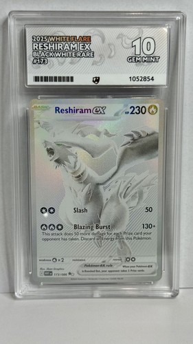 Reshiram ex graded ACE 10 for sale on eBay