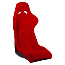 Cobra Nogaro Clubsport Ebisu Seat Red Nylon Small Logo Bucket Seat Harness Slots