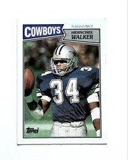 1987 Topps - Herschel Walker #264 Running Back in Dark Blue (RC)